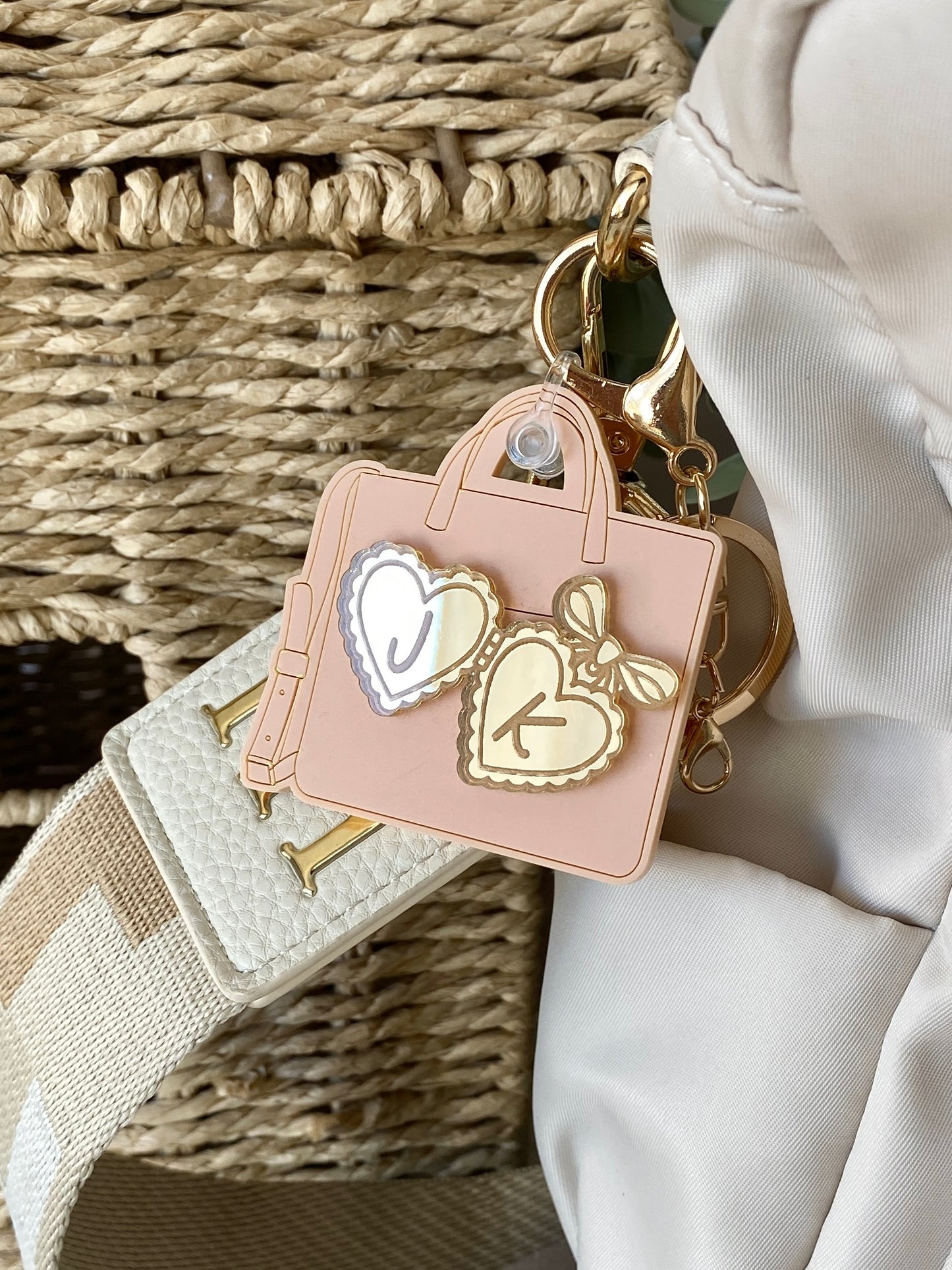Personalized Purse Bag Charm | Keychain