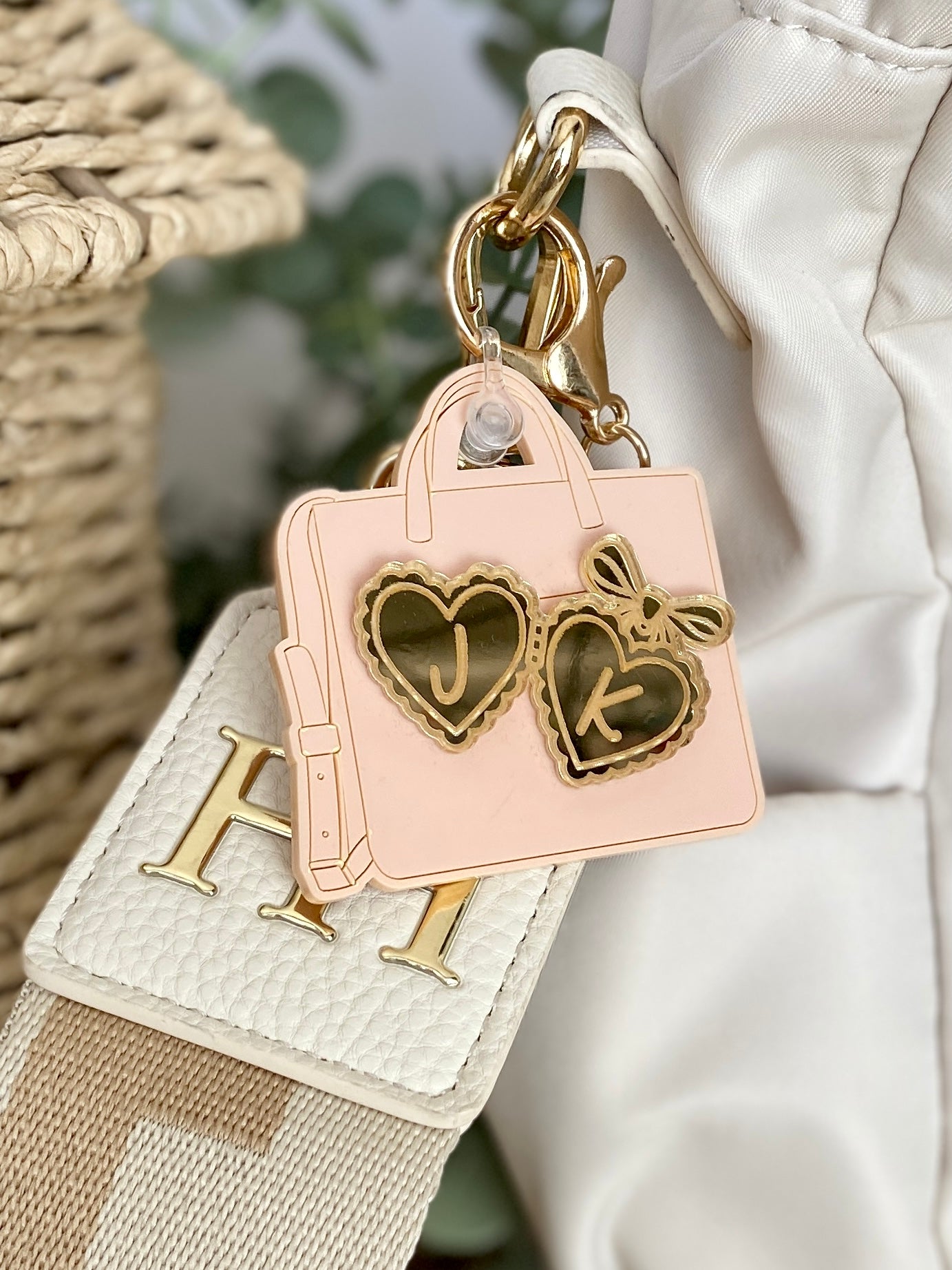 Personalized Purse Bag Charm | Keychain
