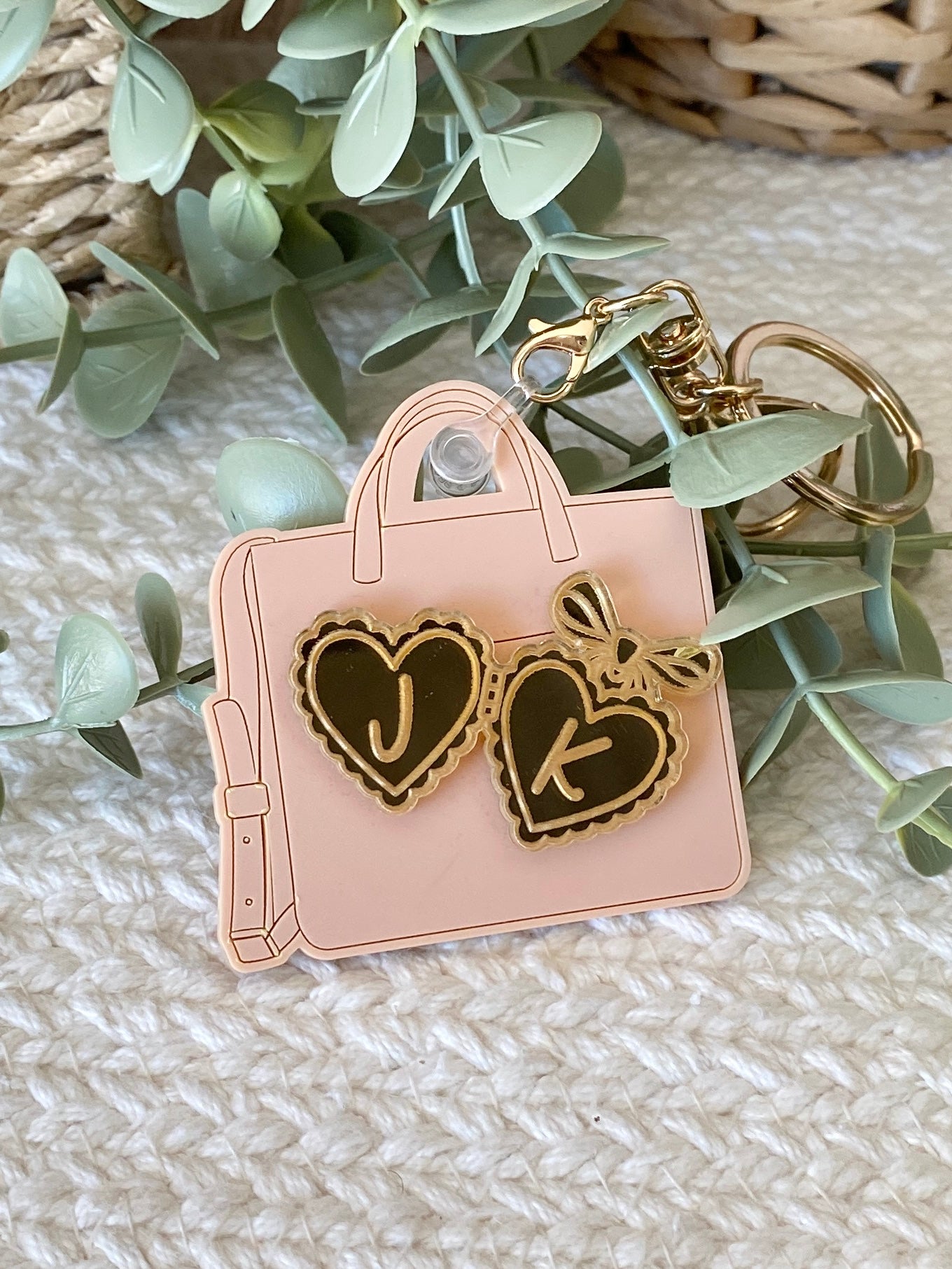 Personalized Purse Bag Charm | Keychain