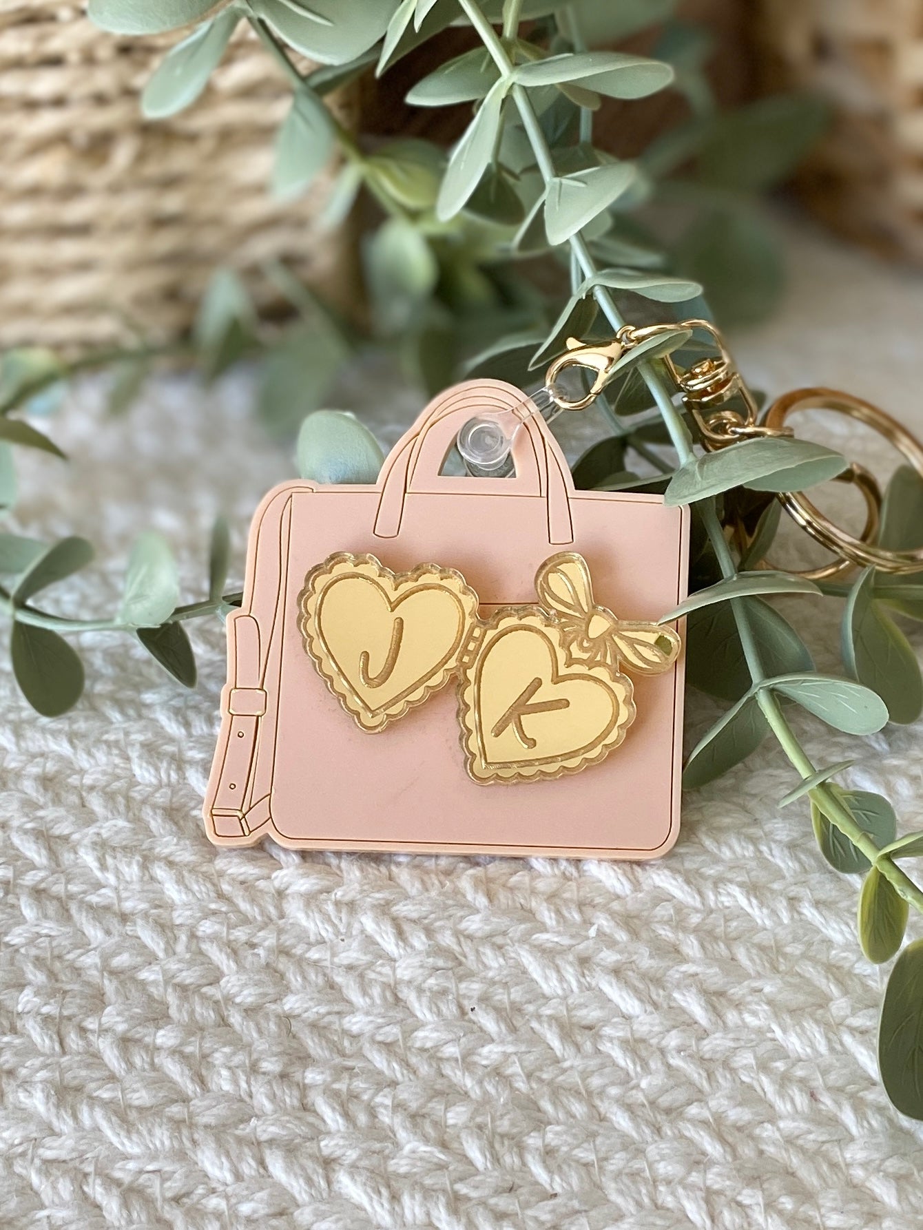 Personalized Purse Bag Charm | Keychain
