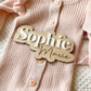 Personalized Birth Name Sign | Newborn Photo Announcement Prop