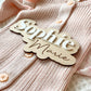Personalized Birth Name Sign | Newborn Photo Announcement Prop