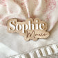 Personalized Birth Name Sign | Newborn Photo Announcement Prop