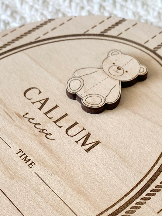 Personalized Baby Birth Stat Keepsake Sign