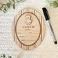 Personalized Baby Birth Stat Keepsake Sign