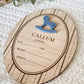Personalized Baby Birth Stat Keepsake Sign