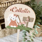 Personalized Girl Bunny Birthday Cake Topper