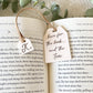 Book Club Tea Tag Bookmark + Mini-Charm