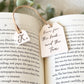 Book Club Tea Tag Bookmark + Mini-Charm
