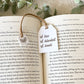 Book Club Tea Tag Bookmark + Mini-Charm