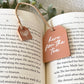 Book Club Tea Tag Bookmark + Mini-Charm