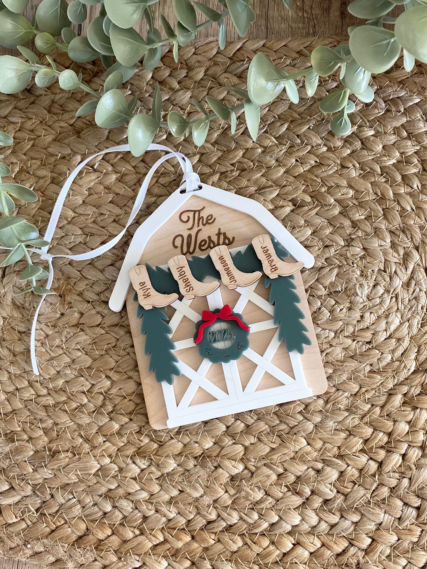 The Christmas Barn Ornament