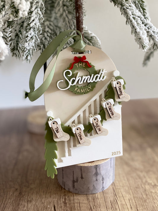 The Christmas Staircase Ornament