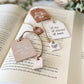 Book Club Tea Tag Bookmark + Mini-Charm