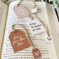 Book Club Tea Tag Bookmark + Mini-Charm