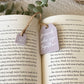 Book Club Tea Tag Bookmark + Mini-Charm