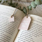 Book Club Tea Tag Bookmark + Mini-Charm