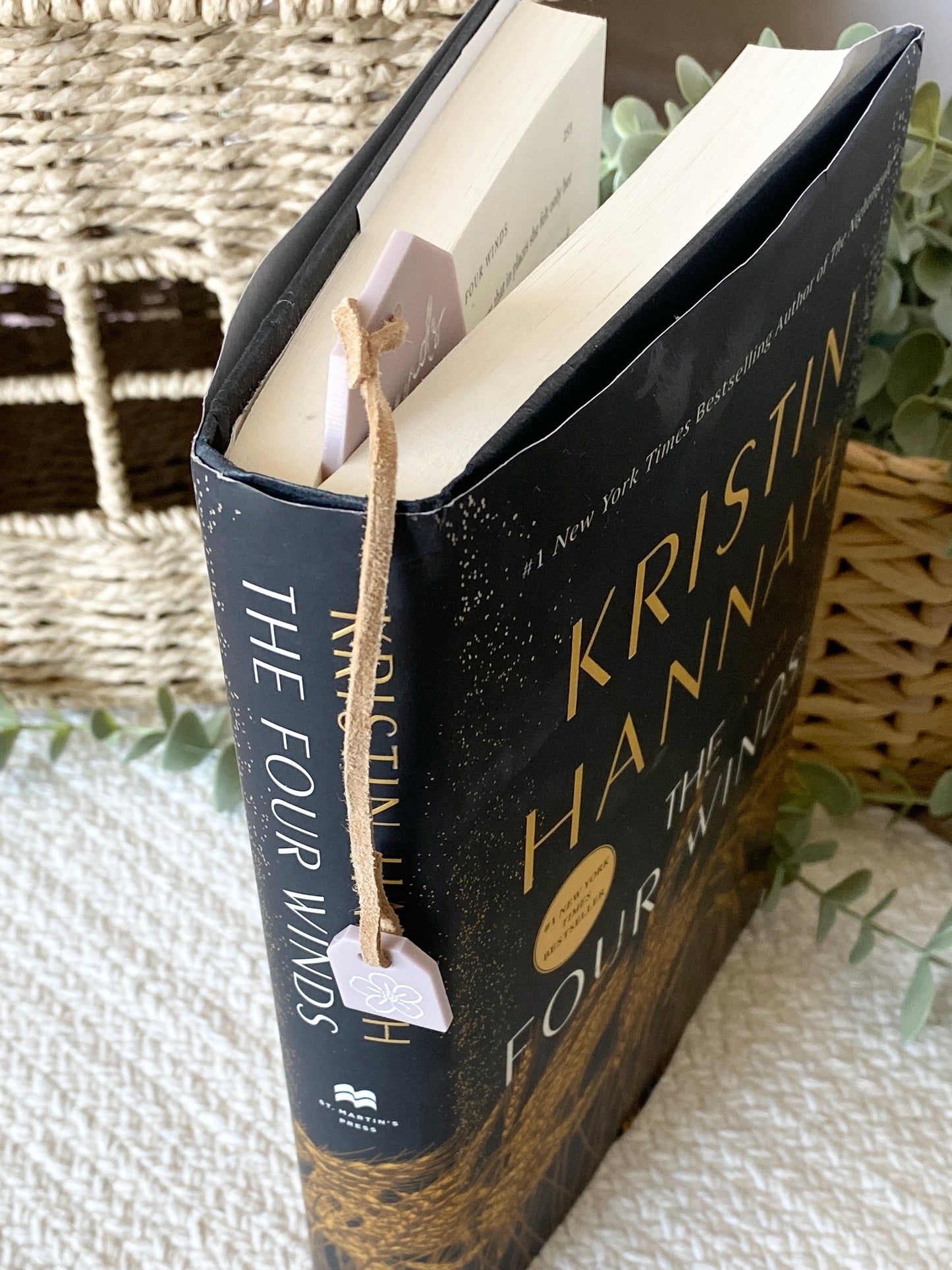 Book Club Tea Tag Bookmark + Mini-Charm