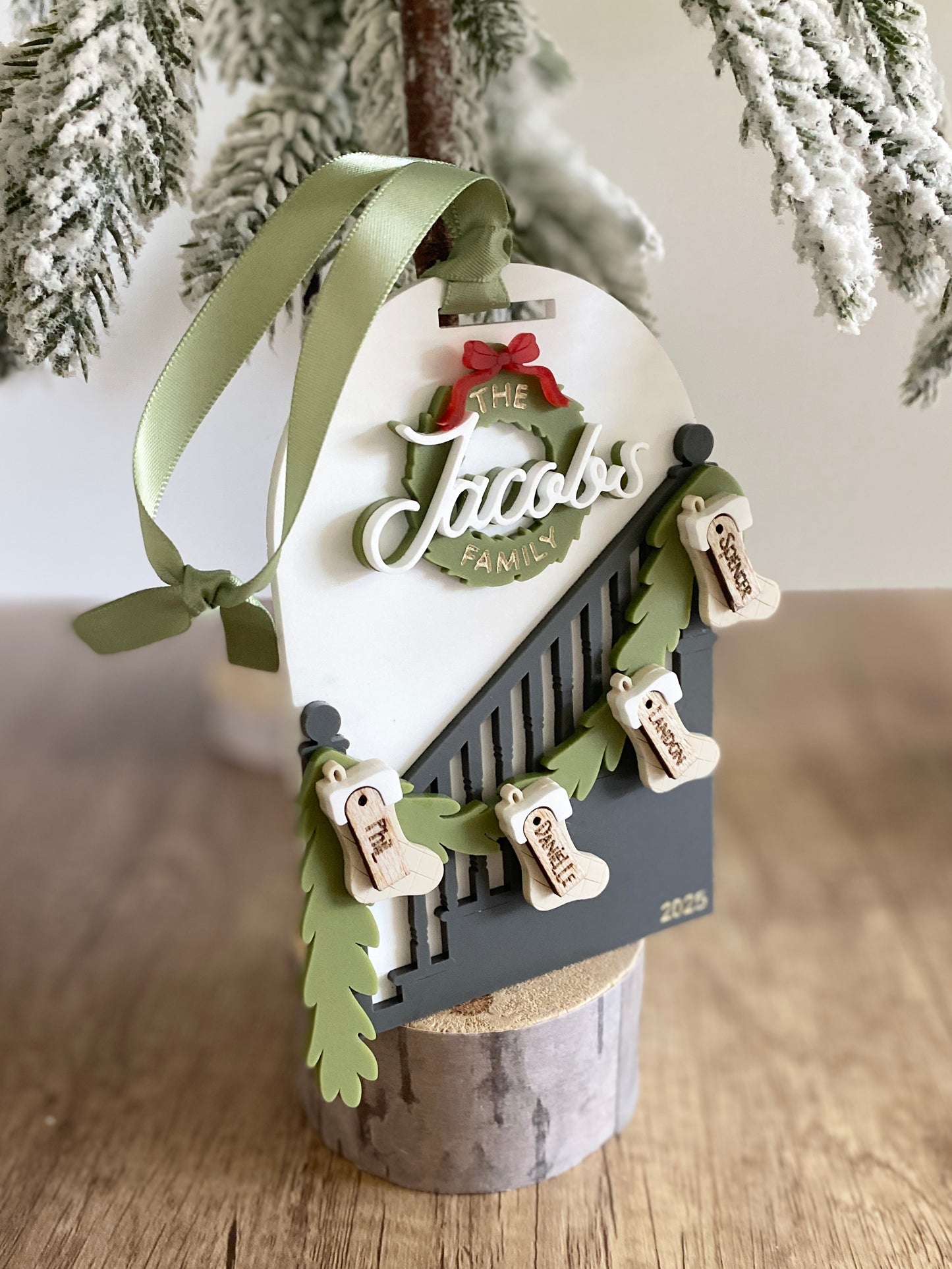 The Christmas Staircase Ornament