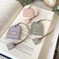 Mother's Day Tea Tag Bookmark + Mini-Charm | Gift for Mom or Grandma