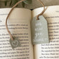 Mother's Day Tea Tag Bookmark + Mini-Charm | Gift for Mom or Grandma