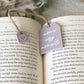 Mother's Day Tea Tag Bookmark + Mini-Charm | Gift for Mom or Grandma