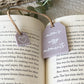 Mother's Day Tea Tag Bookmark + Mini-Charm | Gift for Mom or Grandma
