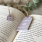 Mother's Day Tea Tag Bookmark + Mini-Charm | Gift for Mom or Grandma