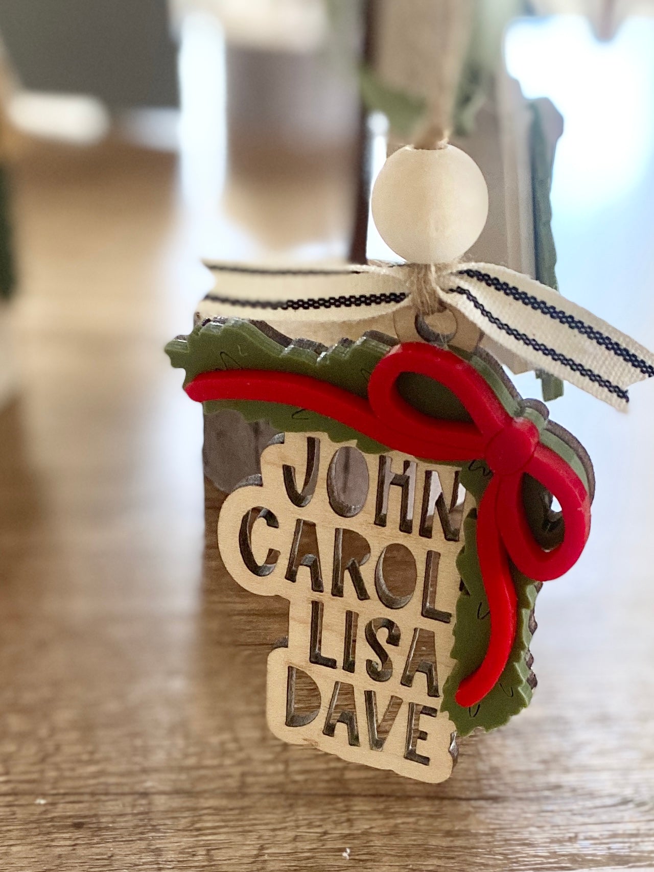 Garland Family Name Cutout Ornament