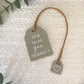 Mother's Day Tea Tag Bookmark + Mini-Charm | Gift for Mom or Grandma