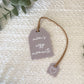 Mother's Day Tea Tag Bookmark + Mini-Charm | Gift for Mom or Grandma