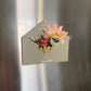 Personalized Envelope Magnet for Mom or Grandma | Kids Note & Flower Holder Keepsake