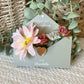 Personalized Envelope Magnet for Mom or Grandma | Kids Note & Flower Holder Keepsake