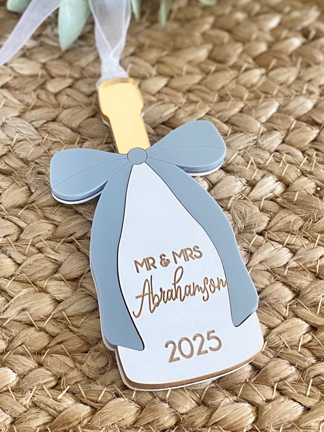 A Toast To Forever - First Christmas Ornament