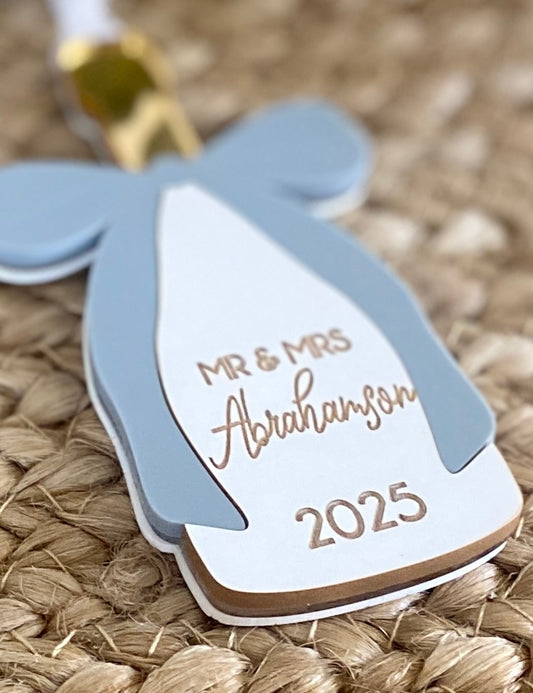 A Toast To Forever - First Christmas Ornament