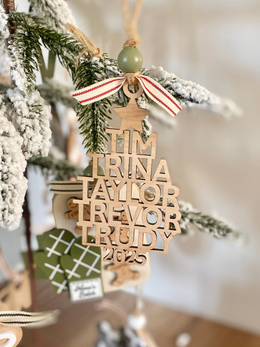 Family Tree Keepsake Ornament
