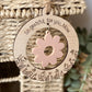 Mom or Grandma Gift Ornament | “So Grateful for You, Mom” | Wooden & Acrylic Flower Charm