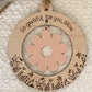 Mom or Grandma Gift Ornament | “So Grateful for You, Mom” | Wooden & Acrylic Flower Charm
