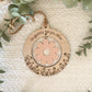 Mom or Grandma Gift Ornament | “So Grateful for You, Mom” | Wooden & Acrylic Flower Charm