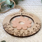 Mom or Grandma Gift Ornament | “So Grateful for You, Mom” | Wooden & Acrylic Flower Charm