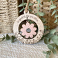 Mom or Grandma Gift Ornament | “So Grateful for You, Mom” | Wooden & Acrylic Flower Charm