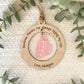 Mom or Grandma Gift Ornament | “Thanks for Always Filling My Cup” | Wood & Acrylic Charm