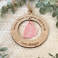 Mom or Grandma Gift Ornament | “Thanks for Always Filling My Cup” | Wood & Acrylic Charm