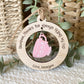 Mom or Grandma Gift Ornament | “Thanks for Always Filling My Cup” | Wood & Acrylic Charm