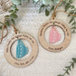 Mom or Grandma Gift Ornament | “Thanks for Always Filling My Cup” | Wood & Acrylic Charm