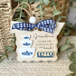 Grandma Gift Ornament or Car Charm | Personalized Style Keepsake | Wood & Acrylic