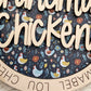Personalized Mom or Grandma’s Chickens Ornament | Custom Chicken Lover Gift | Wood & Acrylic Keepsake
