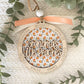 Personalized Grandma’s Little Peaches Ornament | Custom Grandma Gift | Wood & Acrylic Keepsake