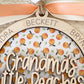 Personalized Grandma’s Little Peaches Ornament | Custom Grandma Gift | Wood & Acrylic Keepsake