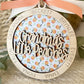 Personalized Grandma’s Little Peaches Ornament | Custom Grandma Gift | Wood & Acrylic Keepsake